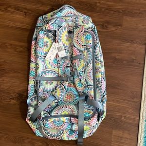Vera Bradley “Lighten Up” XL duffel backpack